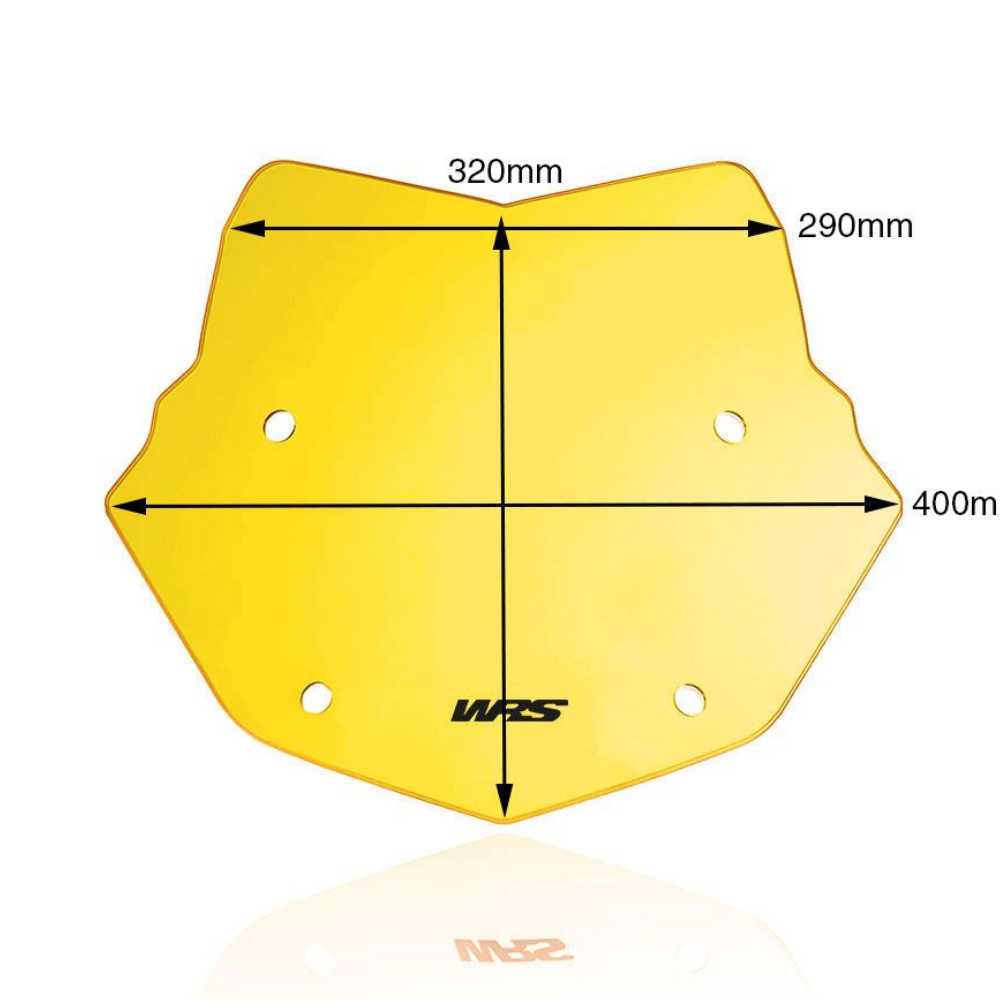 Bulle enduro jaune WRS BMW R 1250 / 1200 GS