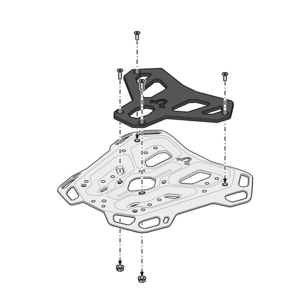 Support topcase SW Motech BMW R 1300 GS