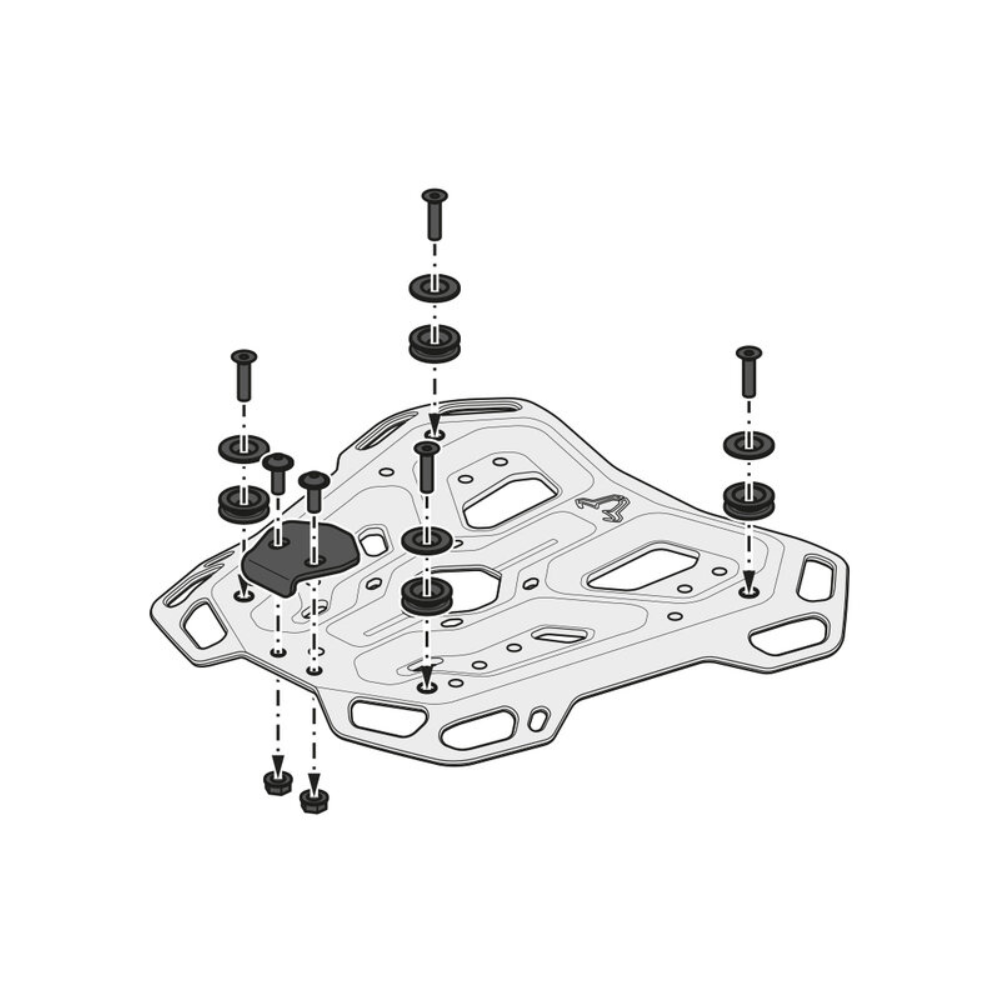 Support topcase SW Motech BMW R 1250 / 1200 GS