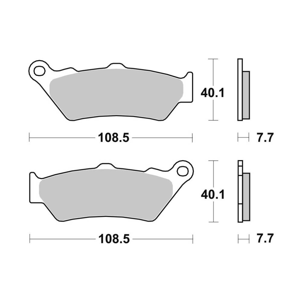 Plaquettes de frein arrière Brembo BMW R 1250 / 1200 GS