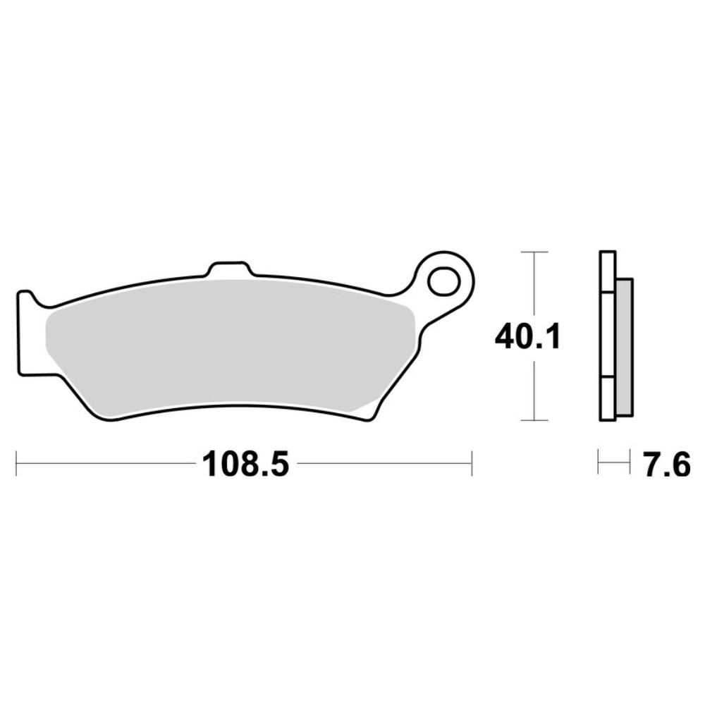 Brembo Off-Road Rear Brake Pads BMW R 1300 GS