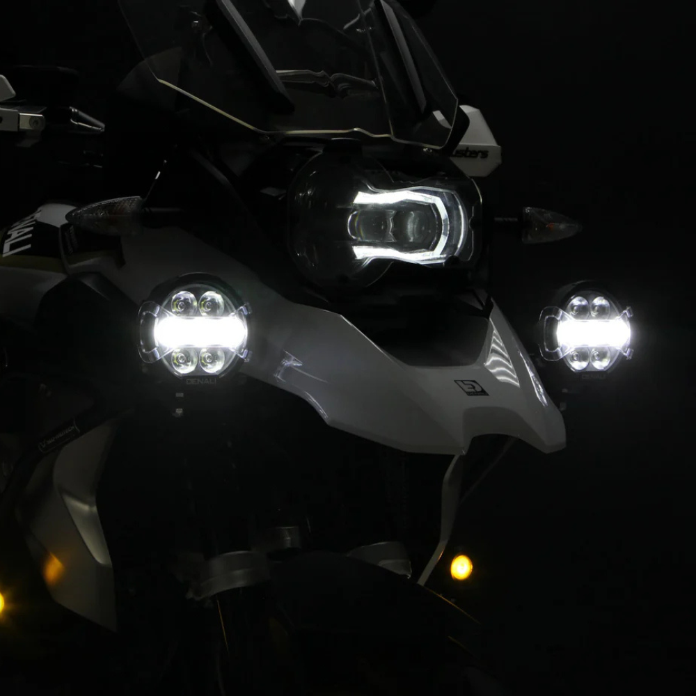Kit de luces adicionales Denali D7 Pro para BMW R 1300 GS