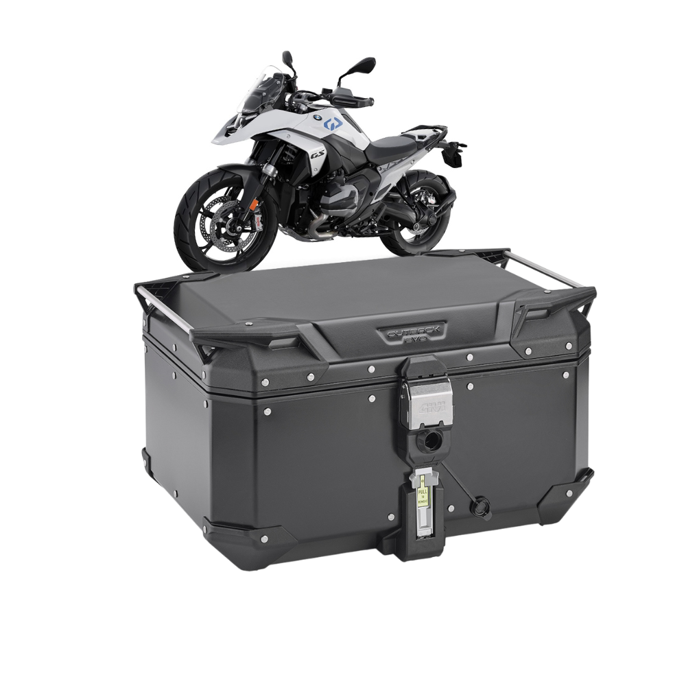 Porte-Valise GIVI Monokey Alu Noir Pour BMW R 1200 GS (13-18) & R 1250 GS (19-21) – Fixation Arrière Robuste