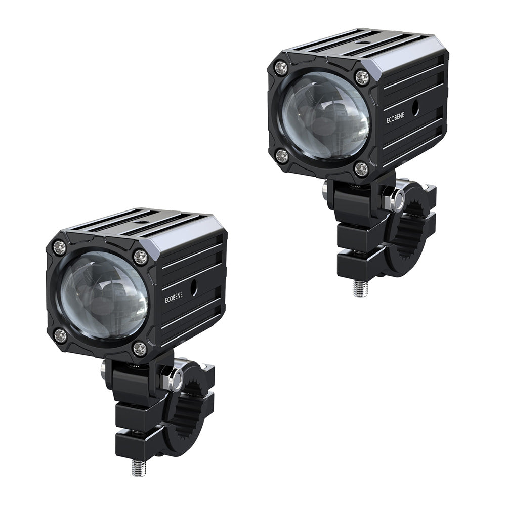 Mini feux additionnels jaune/blanc anti-brouillard BMW GS