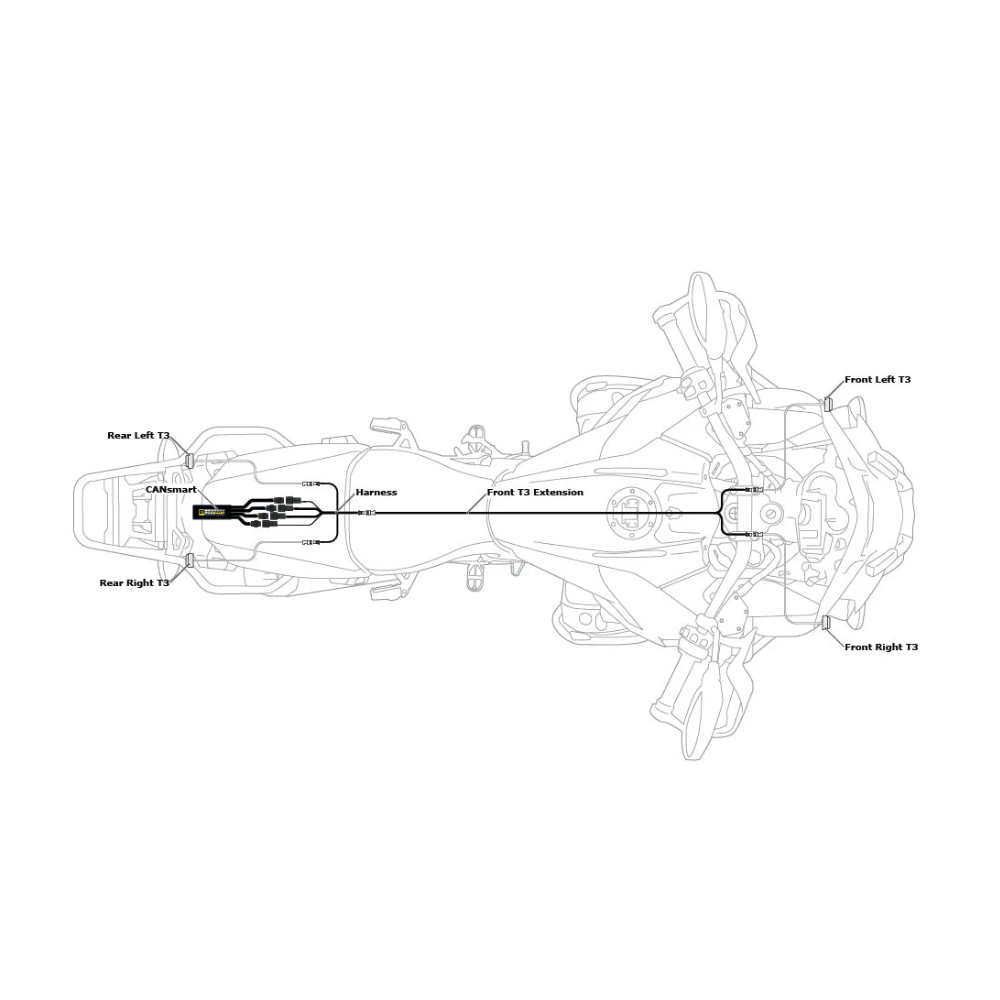 Denali T3 Rear Turn Signal Pods BMW R 1300 GS