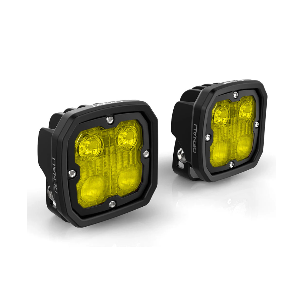 BMW GS yellow / orange D4 lens kit