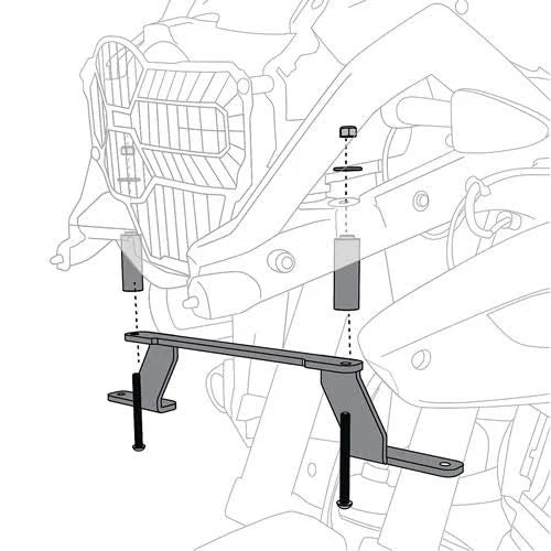 Soporte de luz adicional para Denali BMW GS