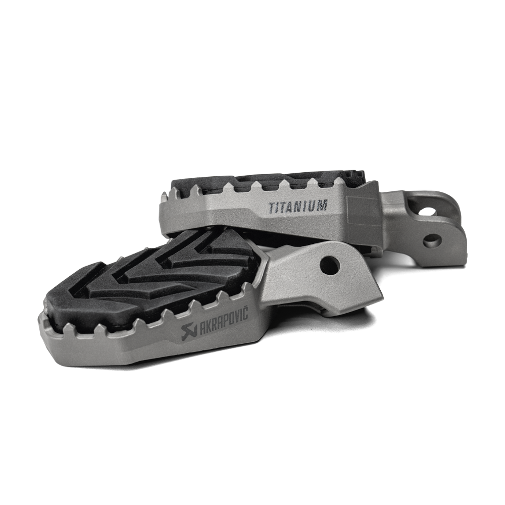 Repose pieds titane Akrapovic BMW GS