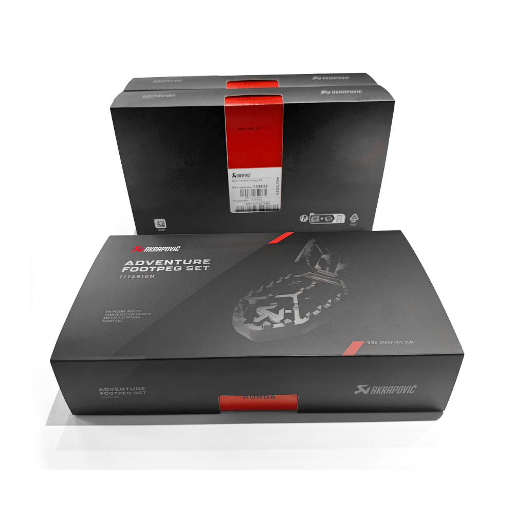 Repose pieds titane Akrapovic BMW GS