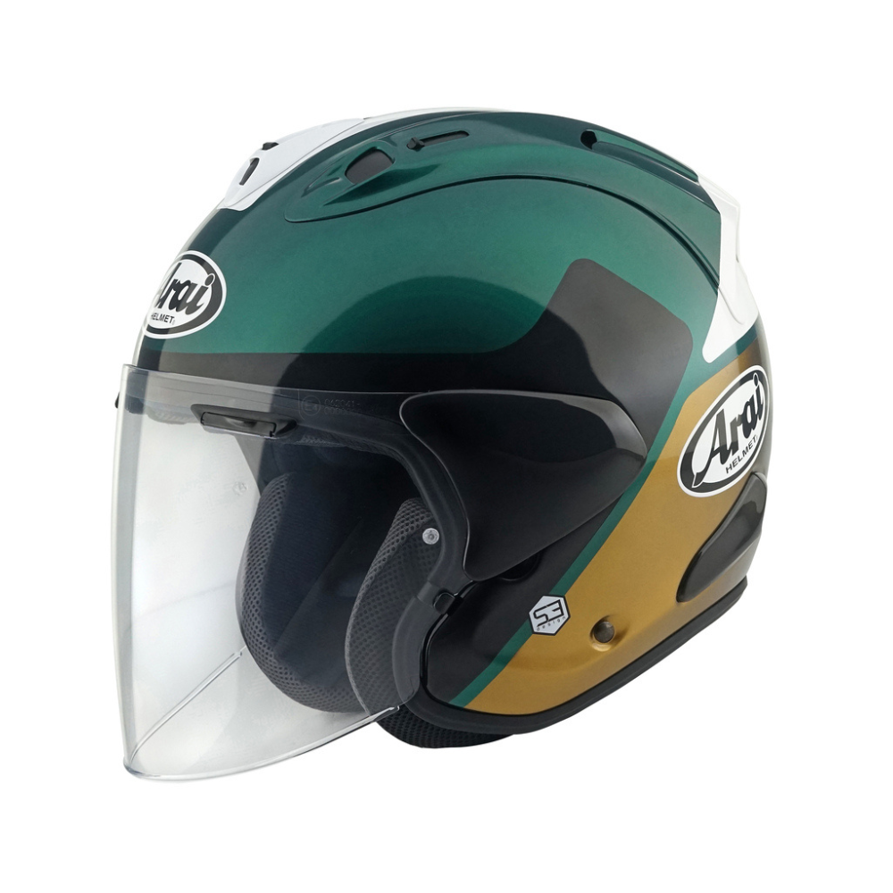 Casco Arai SZ-R EVO verde BMW GS