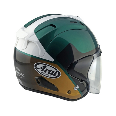 Arai SZ-R EVO green BMW GS helmet