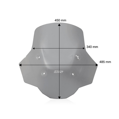 Bulle adventure sans radar WRS BMW 1300 GS
