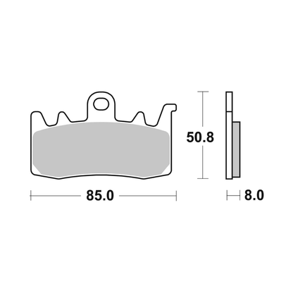Plaquettes de frein avant Brembo BMW R 1200 GS / Adventure
