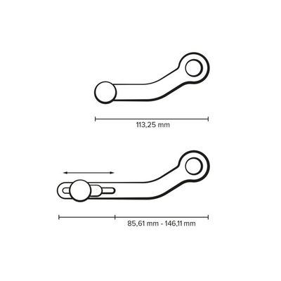 Gear lever SW Motech BMW R 1250 / 1200 GS