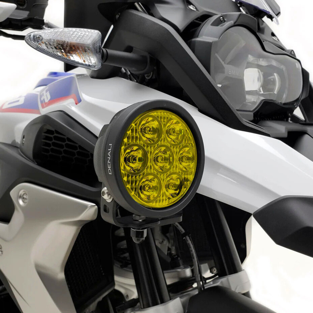 Lentilles Denali D7 jaune BMW GS