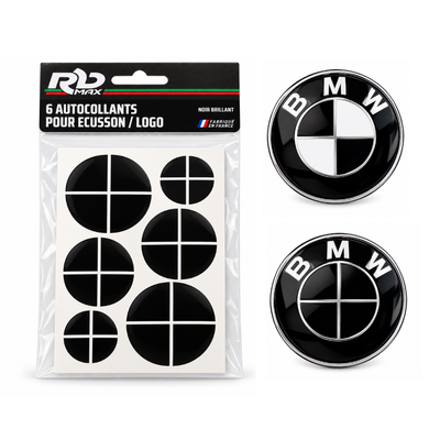 Adesivi con logo nero BMW GS / XR / RT / RS / R