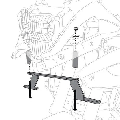Soporte de luz adicional para Denali BMW GS